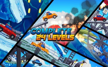 汽车列车的比赛破解无敌版游戏截图1