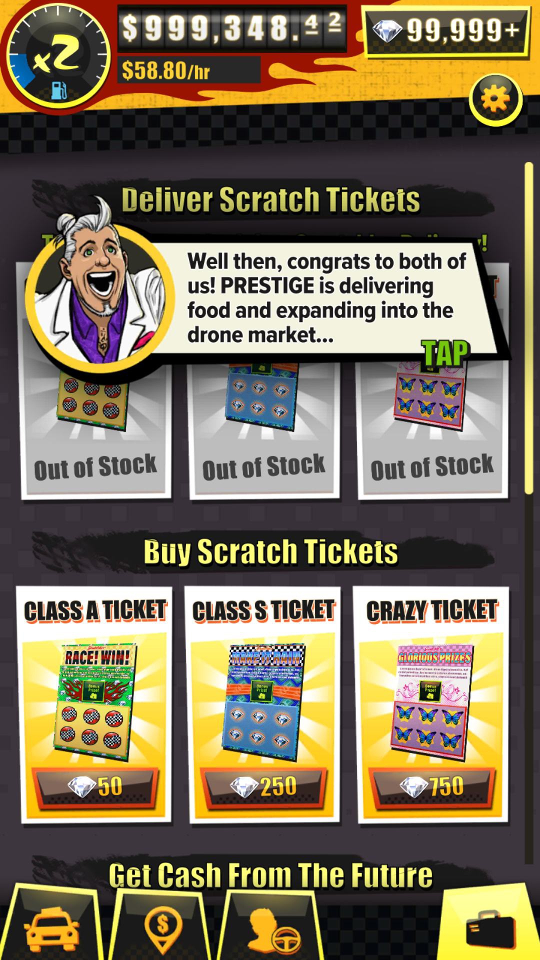 疯狂出租车无限破解游戏游戏截图3