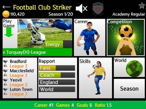 足球俱乐部前锋游戏截图2