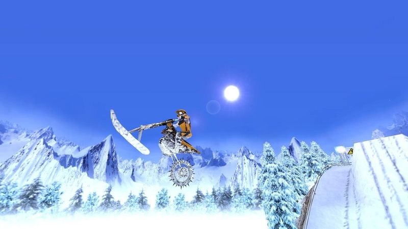 极限滑雪摩托游戏截图1