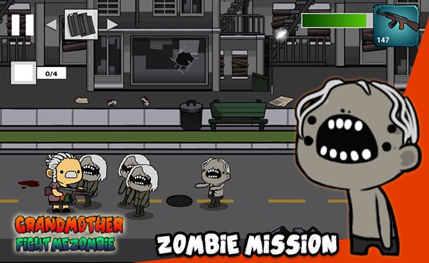 奶奶大战僵尸游戏截图3