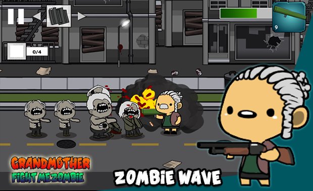 奶奶大战僵尸游戏截图2