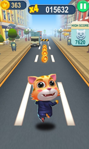 小猫冲刺游戏截图1