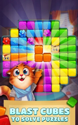 彩色图书消除游戏截图3