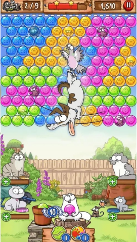 西蒙的猫:泡泡射手游戏截图5