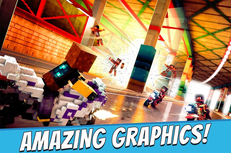 像素摩托车游戏截图2