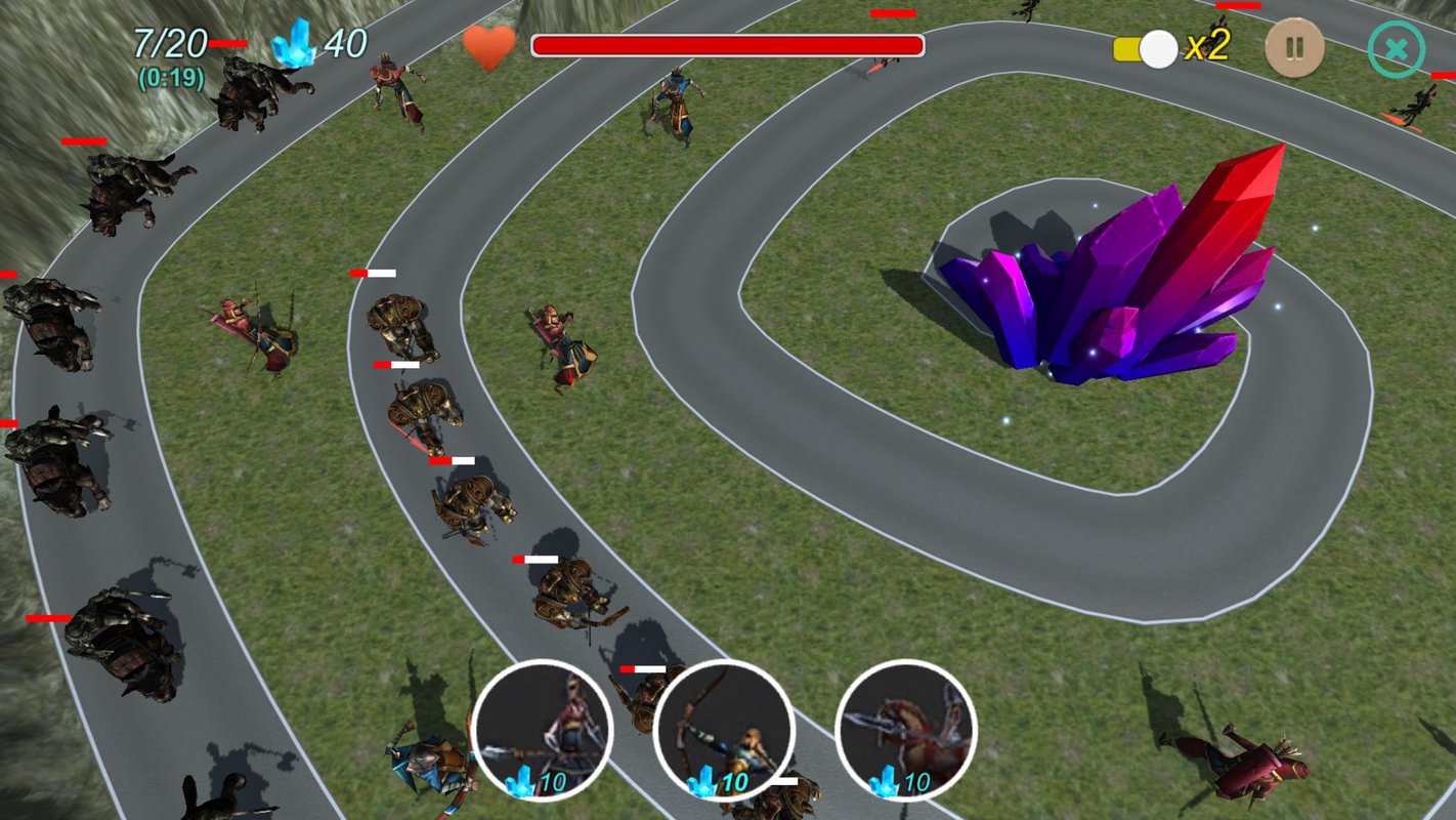 守卫水晶:塔防游戏截图1