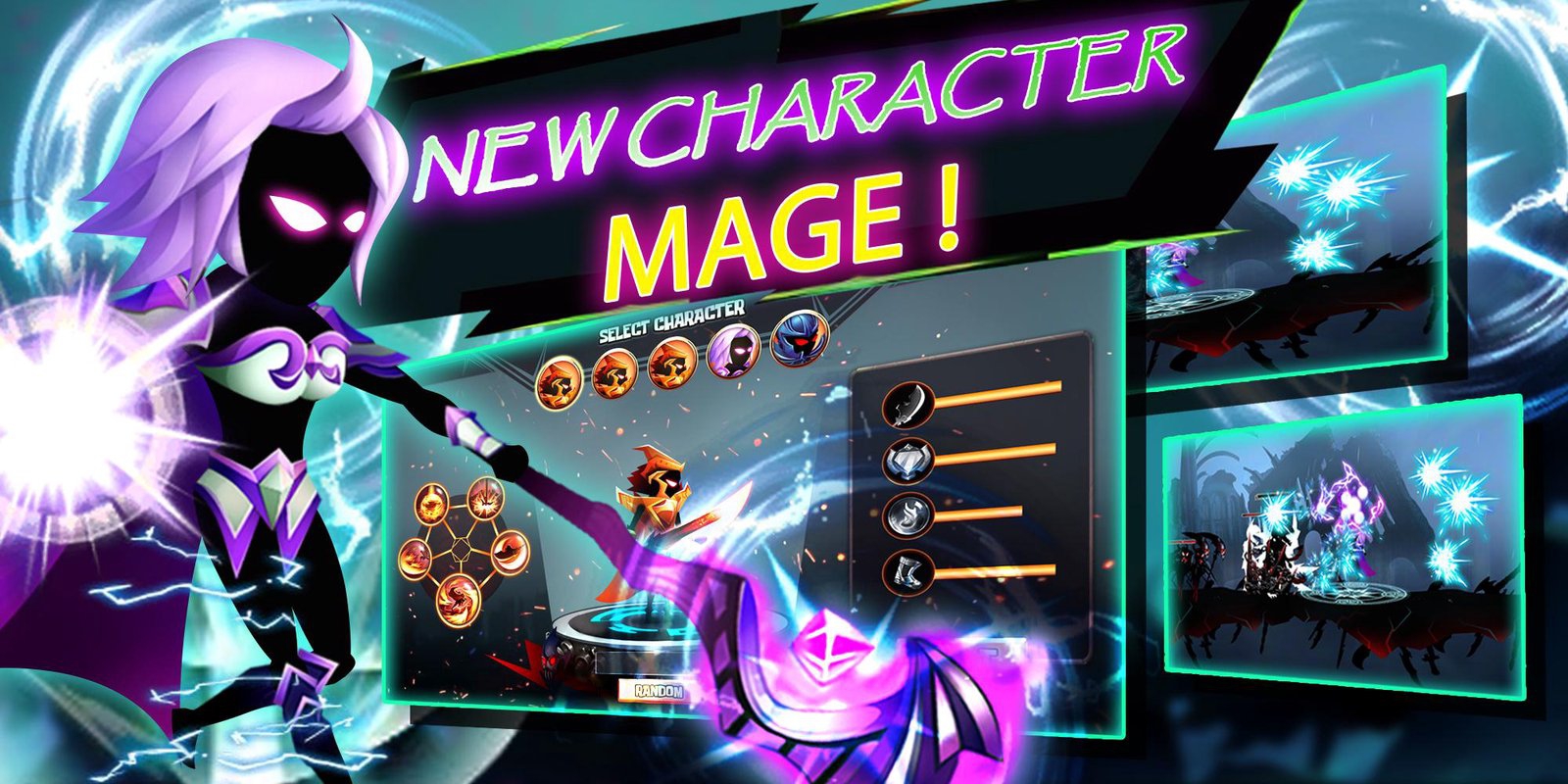 火柴人强袭:暗影战士游戏截图2