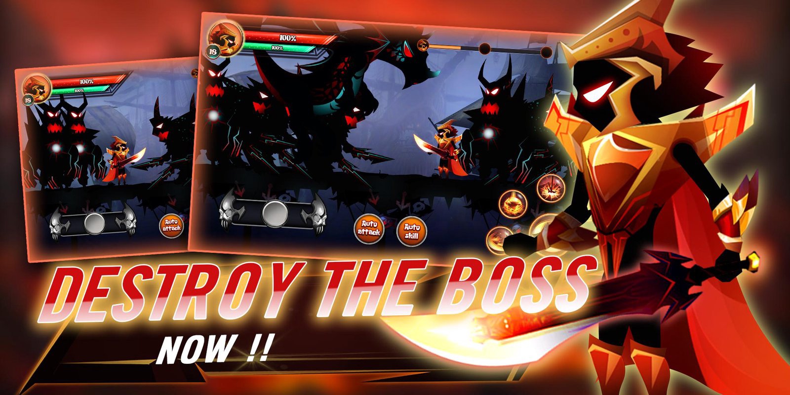 火柴人强袭:暗影战士游戏截图3