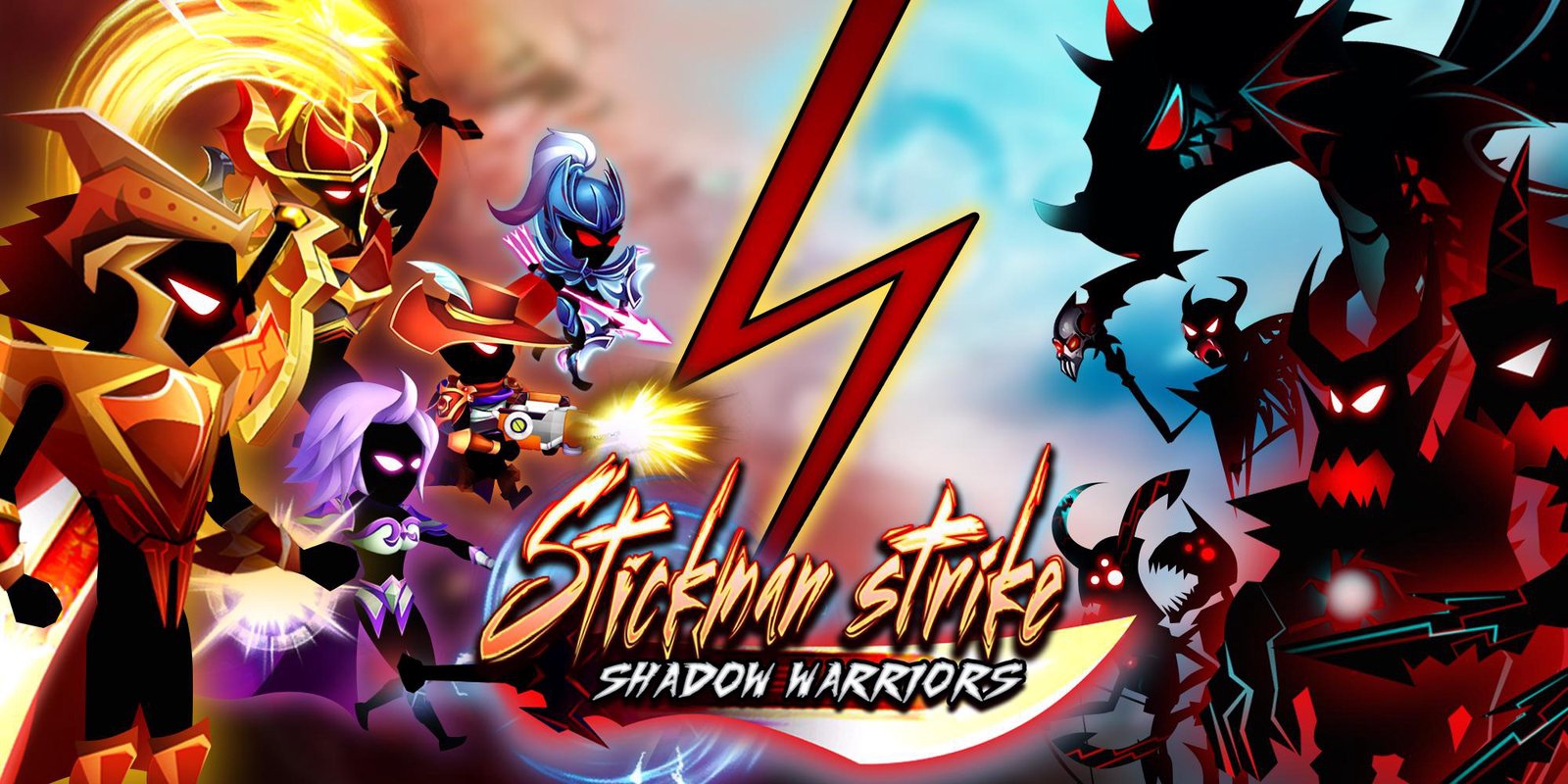 火柴人强袭:暗影战士游戏截图1