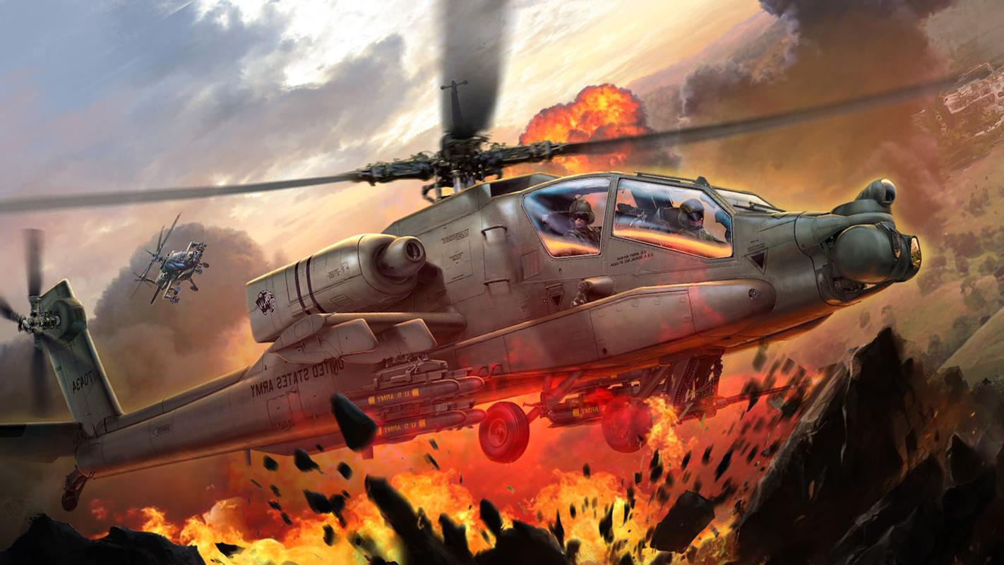 武装直升机射击攻击游戏截图4