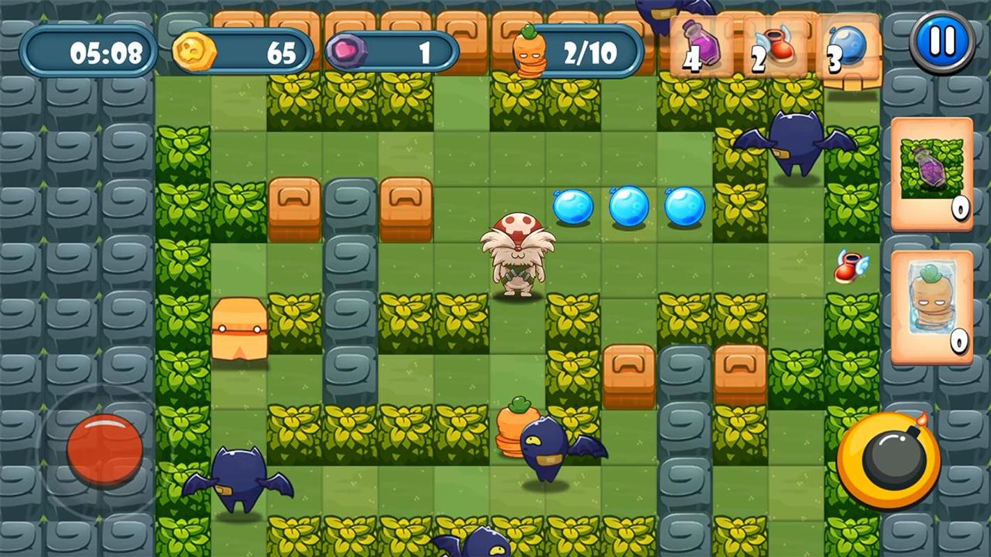 炸弹人之战:英雄冒险游戏截图3