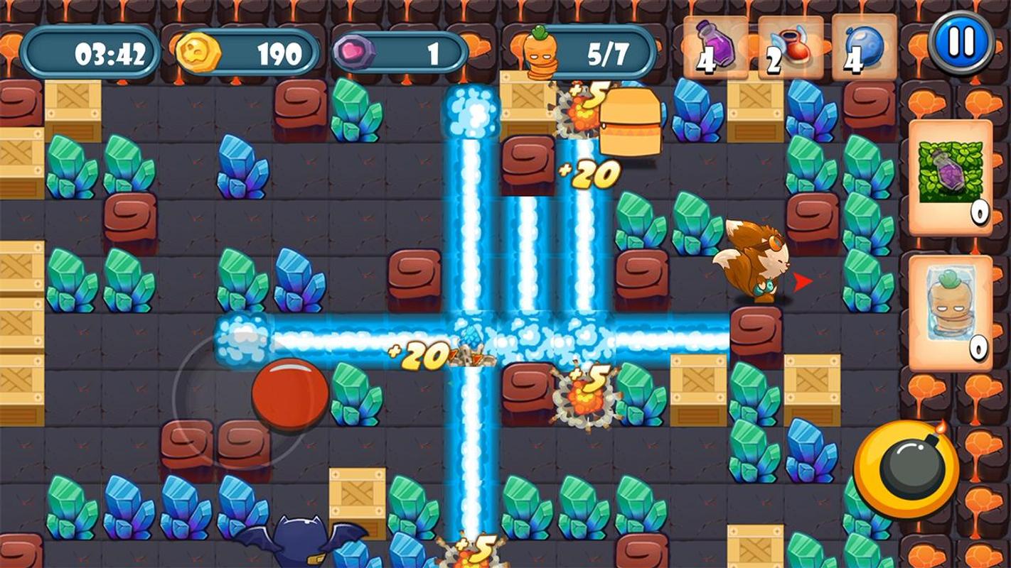 炸弹人之战:英雄冒险游戏截图5