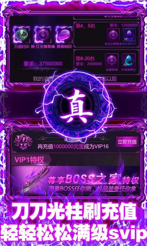 皇城传说（送两万充值）游戏截图4
