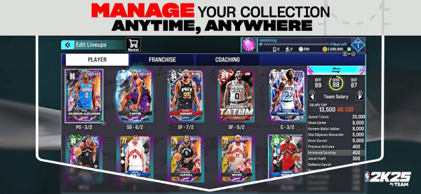 nba2k25 手游下载中文版游戏截图3