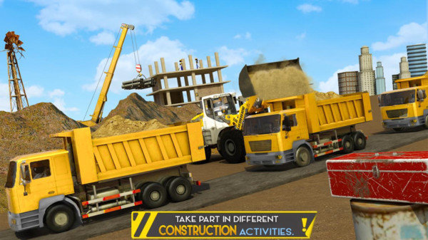 火柴人挖掘机模拟游戏截图1