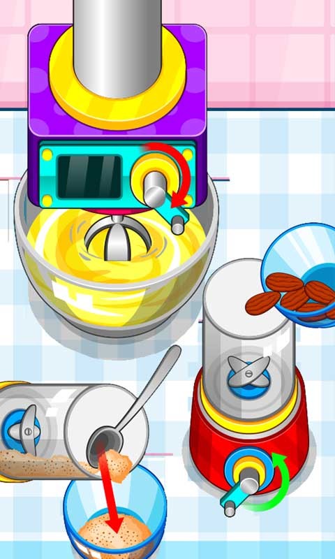 甜点制作食谱游戏截图1