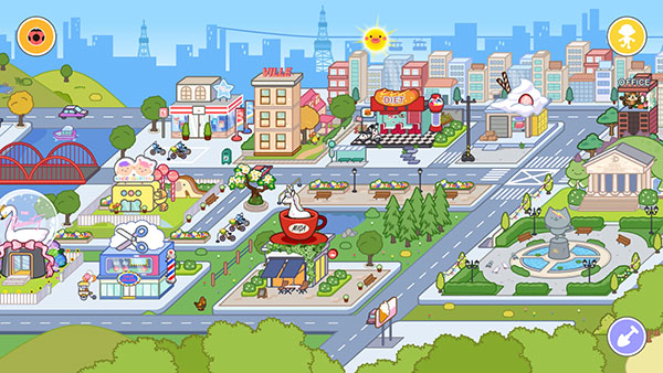 米加小镇：世界 无广告黄色花朵公寓游戏截图3