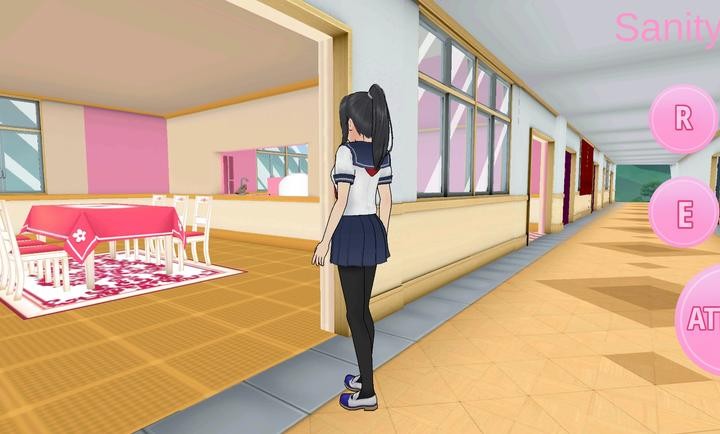 病娇模拟器同人 可换装游戏截图2