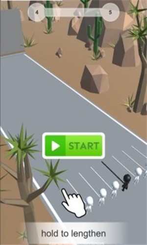 火柴人撑高跳游戏截图3