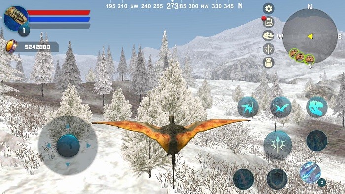 双型齿翼龙模拟器游戏截图2