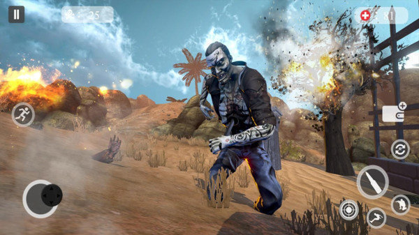 狙击枪猎杀僵尸 手机版游戏截图1