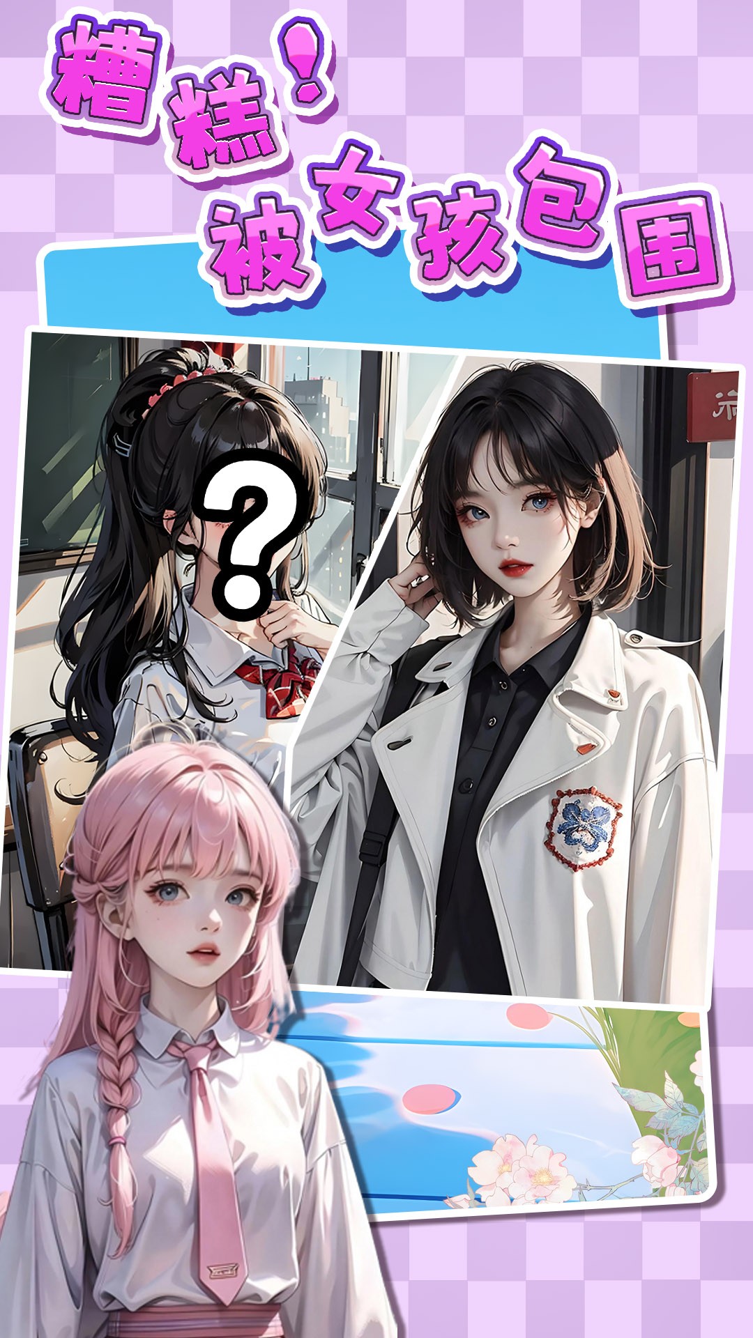 糟糕！被女孩包围了！ 无广告版游戏截图3