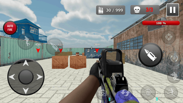 战斗行动FPS枪袭游戏截图1