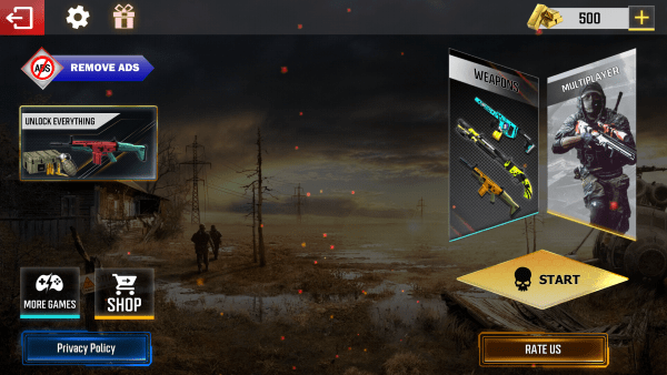 战斗行动FPS枪袭游戏截图3