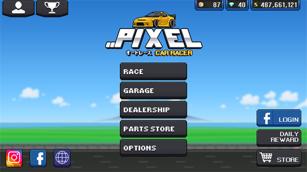 像素赛车手 无限金币版游戏截图4