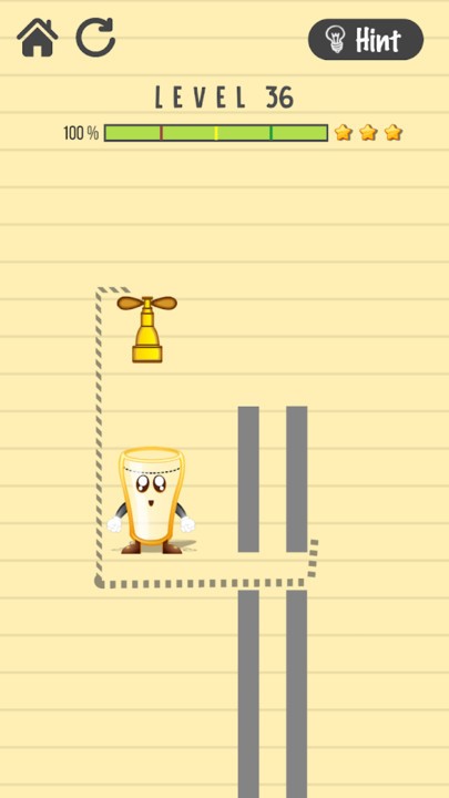 画线填满玻璃游戏截图3