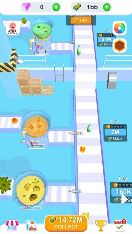 闲置果汁厂游戏截图2