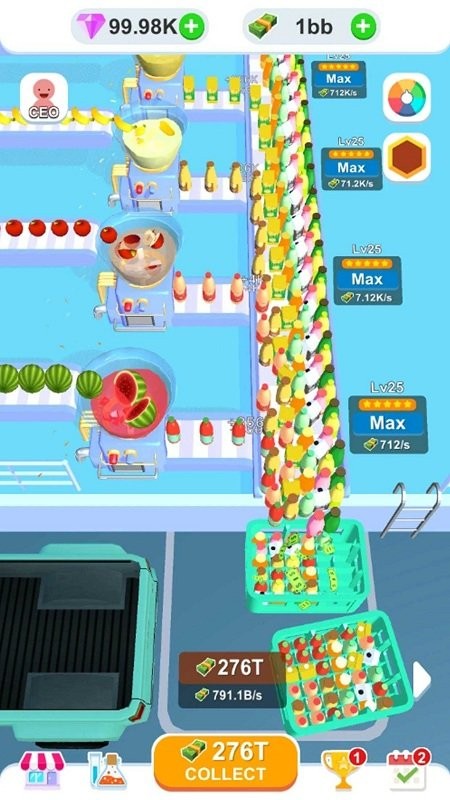 闲置果汁厂游戏截图3