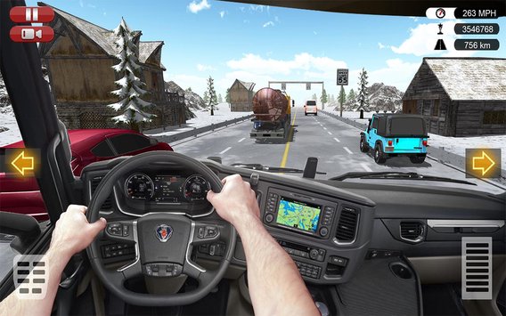 城市卡车竟赛者游戏截图4