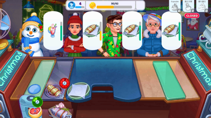 圣诞餐厅烹饪游戏截图3