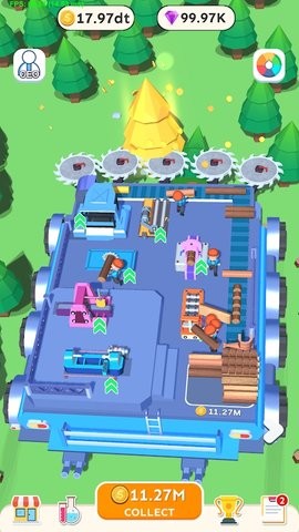 滚动伐木工游戏截图1