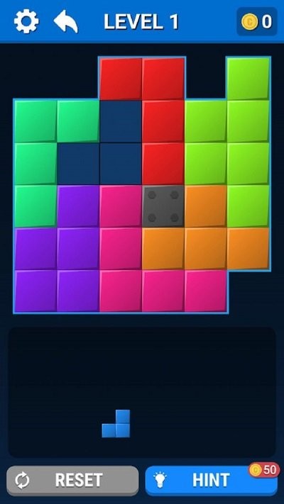 积木六边形拼图游戏截图4