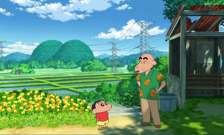 蜡笔小新：煤炭镇的小白 官网中文版游戏截图1