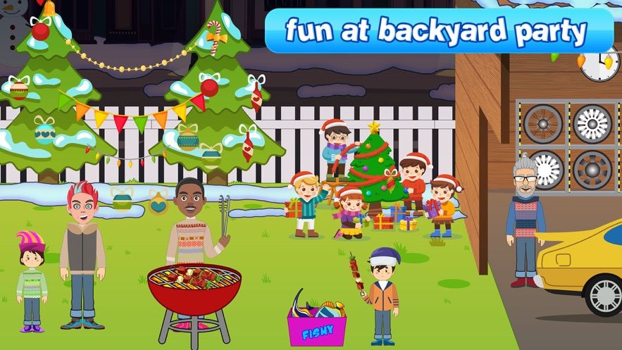 假装城市寒假游戏截图2