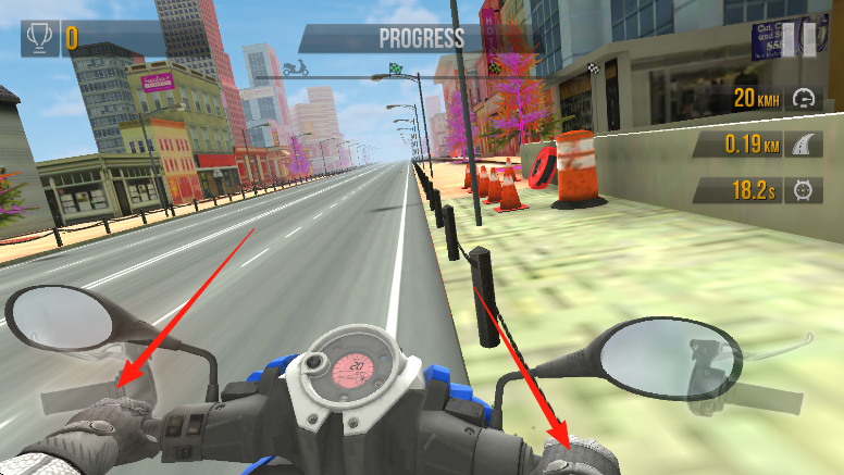 公路赛车摩托骑手游戏截图3