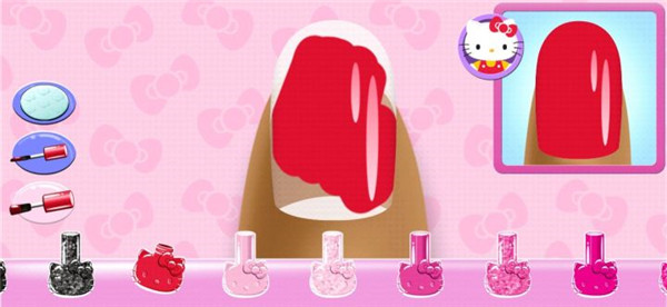 Hellokitty美甲沙龙游戏截图3