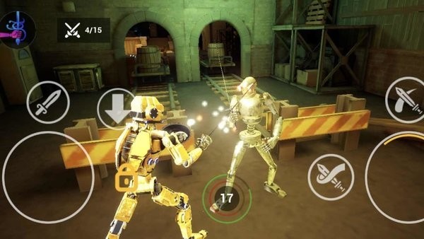 机器人剑术游戏截图3