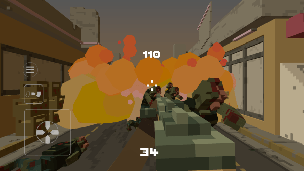 体素僵尸射击游戏截图1