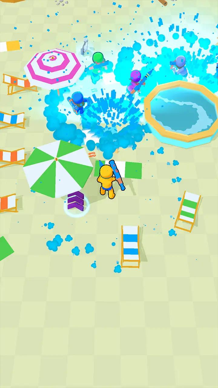 泳池水枪派对游戏截图1